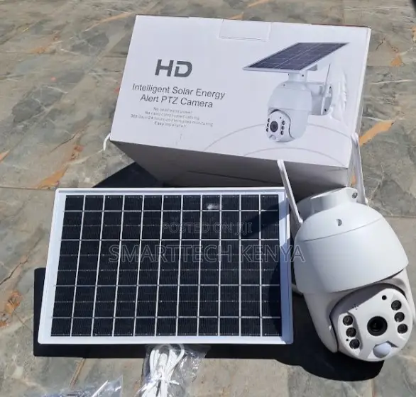 4G PTZ Solar CCTV Camera with Built-in Battery - 1