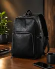Premium PU Leather Backpack - Vintage Style - 2