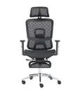 Kiti cha Ofisi cha Ergonomic chenye Headrest & Footrest - 1