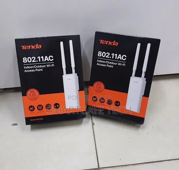 Tenda OAP1200 Outdoor Wireless Access Point - 1200Mbps WiFi - 1