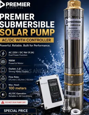 Premier Submersible Solar Water Pump (100m)