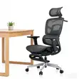 Kiti cha Meneja cha Mesh chenye Msaada wa Miguu - 5