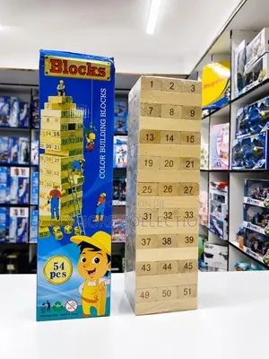 72cm Giant Wooden Jenga Game - 54 Pieces