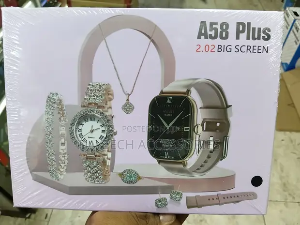 A58 Plus 2.02" Luxury Smart Watch Gift Set - 1