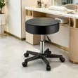 Round Faux Leather Guest Stool - 3