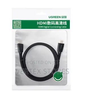 UGREEN HD104 HDMI 4K Cable Mwanamume hadi Mwanamume 3m - Nyeusi