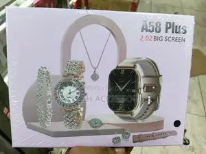 A58 Plus 7-Piece Ladies Smart Watch Jewelry Set