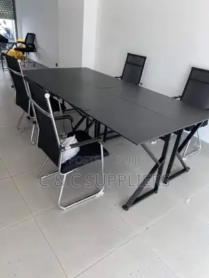 Study Desk with Bookshelf - Brown
