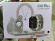 A58 Plus 6-in-1 Women's Smartwatch & Jewelry Gift Set - 1