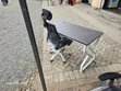Headrest Chair and Study Metallic Table - 2