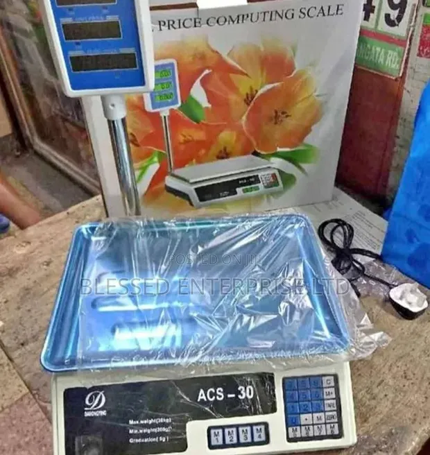 Rechargeable Commercial 30kg Weighing Scale - 1