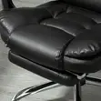 Executive Ergonomic Office Chair - Black PU Leather - 3