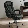 Executive Ergonomic Office Chair - Black PU Leather - 4