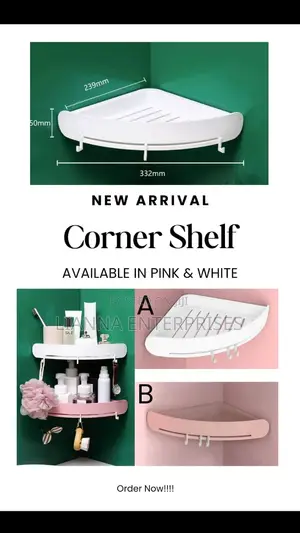 Corner Bathroom Shelf