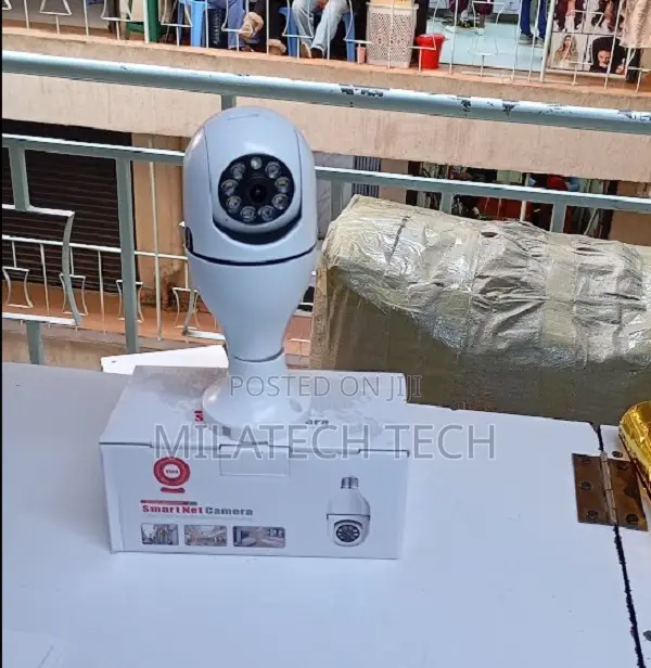 PTZ WiFi Bulb CCTV Camera 1080p Dual Lens - 1