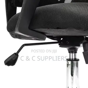 Swivel Home Office Mesh Work Chair - Black