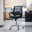 Swivel Home Office Mesh Work Chair - Black - 3