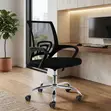 Swivel Home Office Mesh Work Chair - Black - 4