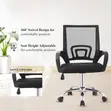Swivel Home Office Mesh Work Chair - Black - 5