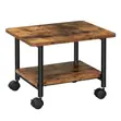 38cm Mobile Printer Stand with Storage & Locking Wheels - 1