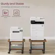 38cm Mobile Printer Stand with Storage & Locking Wheels - 4