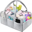 Diaper Caddy Bag Organizer - Grey - 1