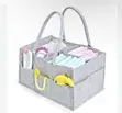Diaper Caddy Bag Organizer - Grey - 2