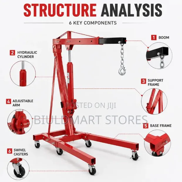 Brand New Hydraulic Engine Hoist - 1