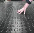Black Rubber Coin Carpets - 2
