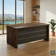 1.4m Home Office Desk with Pedestal Cabinet - 2