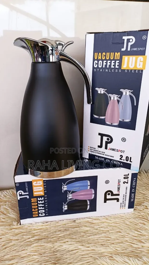 JP Flask 2.0 Litres Black Thermal Storage - 1
