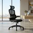 Orthopedic Executive Office Chair with Flip-Up Armrests - 3