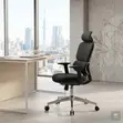 Brand New Black Fabric High Back Office Chair - 3