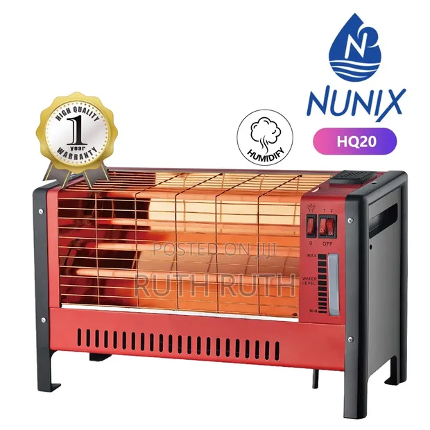 3-Sided Quartz Room Heater with Humidifier - 1