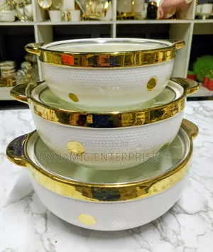 3-in-1 Ceramic Soup Pot Set (3L, 2L, 1L)