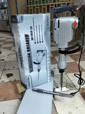 Freevel 1450W Demolition Breaker + 2 Bits, 1 Yr Warranty