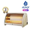 Nunix Electric Portable Quartz Room Heater with Heat Control - 2