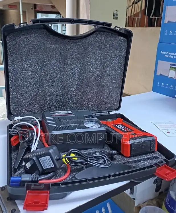 All-in-One 12V Car Jump Starter, Air Compressor & Power Bank - 1