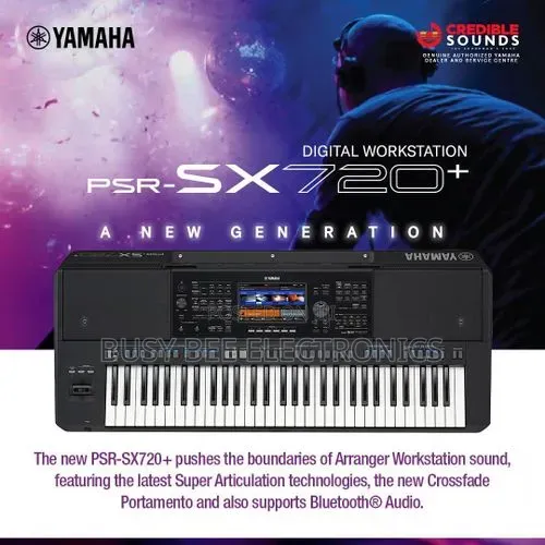 Yamaha PSR-SX720+ 61-Key Professional Arranger Workstation Keyboard - 1