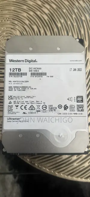 Western Digital 12TB Hard Drive