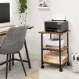 Stand ya Printer ya Simu ya 76.5cm na Rafu ya Hifadhi & Magurudumu Yanayofungwa - 4
