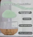 "Sound of Rain" Humidifier ya Wingu Inayochajiwa - 2