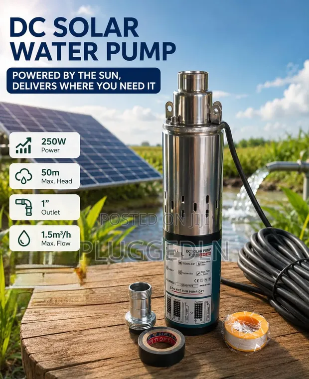 250W 24V DC Solar Submersible Water Pump - 1