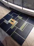 Carpet ya 3D ya Kifahari 5x8 ft - 2