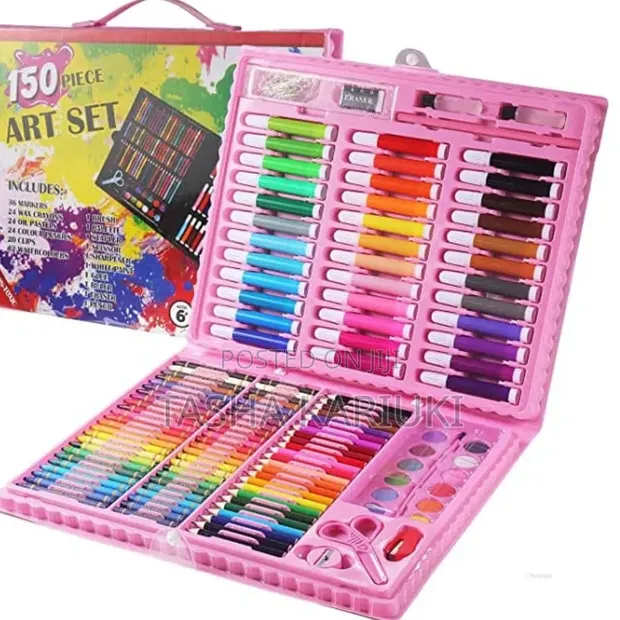 150 PCS Art Set - Pink - 1