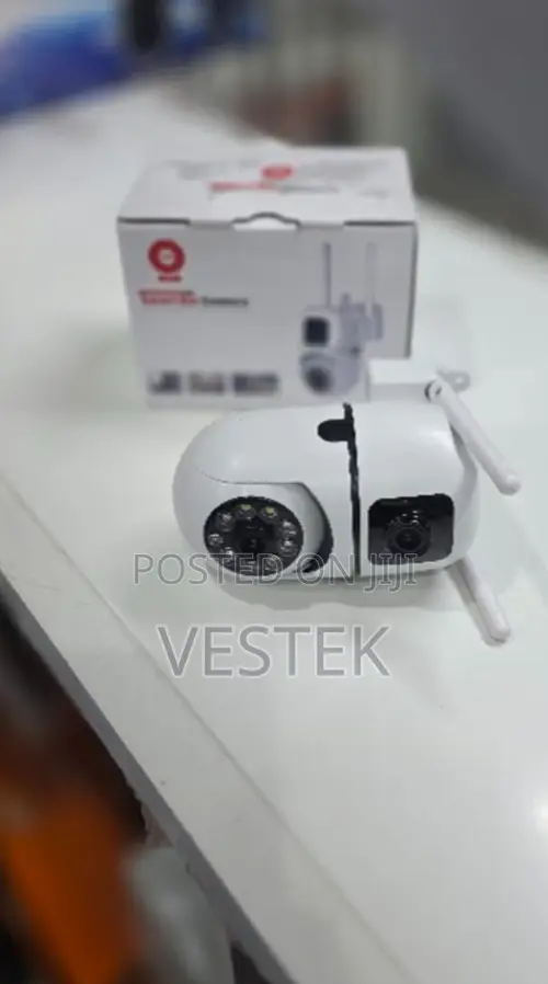 Kamera ya V380 Pro Dual Lens Dual Screen Wi-Fi ya Ndani PTZ - 1