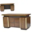 Modern Executive Office Desk - Brown - 4