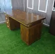 Modern Executive Office Desk - Brown - 5