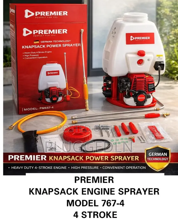 Premier 4-Stroke Knapsack Sprayer 25L (Model 767-4) - 1