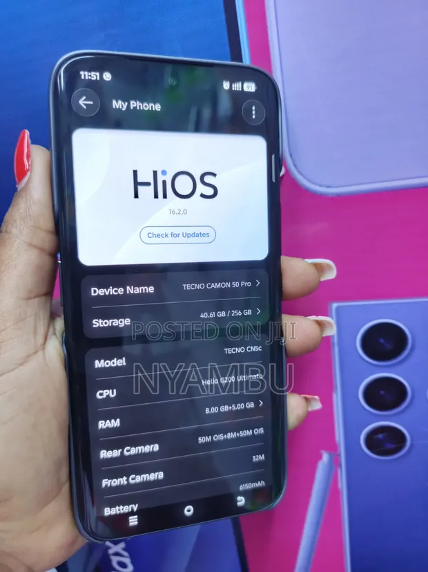 Tecno Camon 50 Pro 256GB Gray - 1